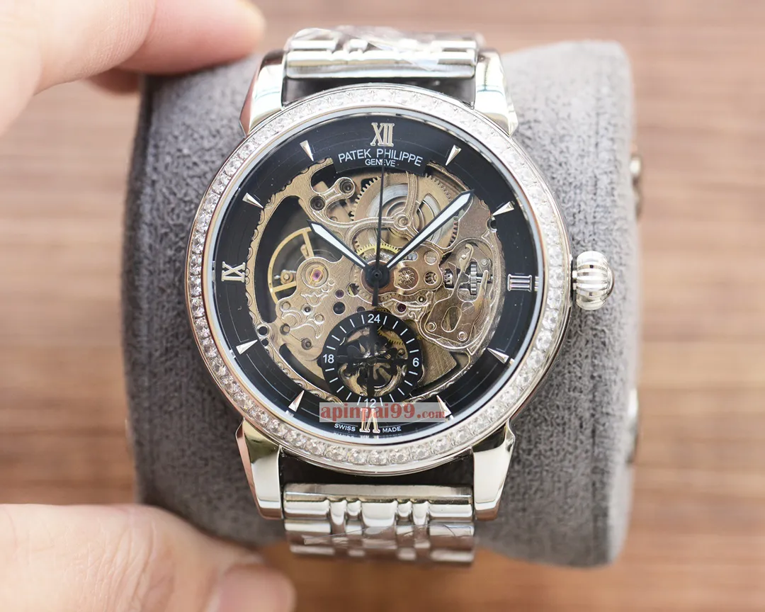 最新のパテックフィリップコピー時計 スケルトンメンズ 560200[4]