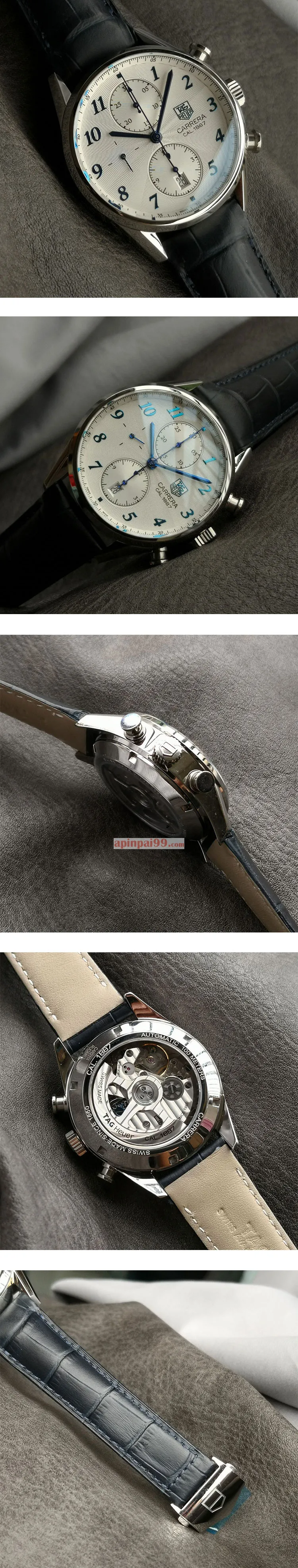 タグ・ホイヤースーパーコピー時計 カレラ ヘリテージ 1887 クロノグラフ シルバー CAR2114.FC6292