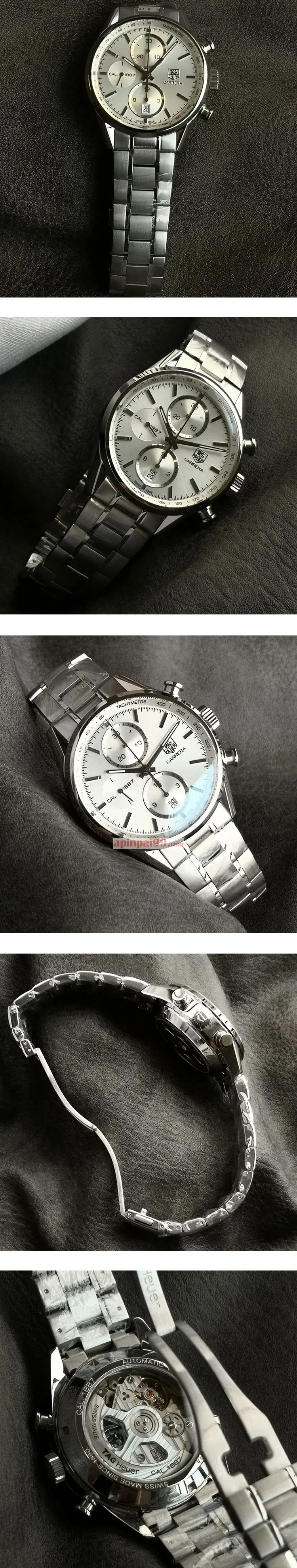 タグ・ホイヤーコピー時計最新入荷 カレラ 1887 クロノグラフ シルバー CAR2111.BA0720