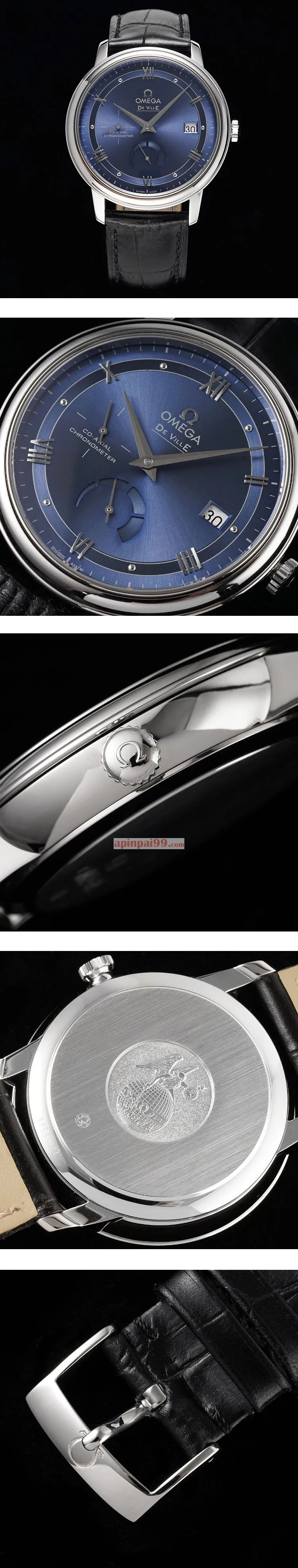 人気のオメガコピー時計 デ・ヴィル プレステージ パワーリザーブ 424.13.40.21.03.002