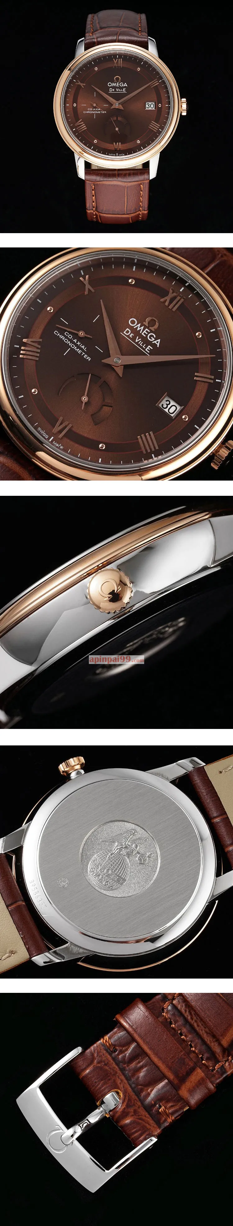 OMEGAスーパーコピー時計 デ・ヴィル 39.5mm プレステージ コーアクシャル 424.23.40.21.13.001