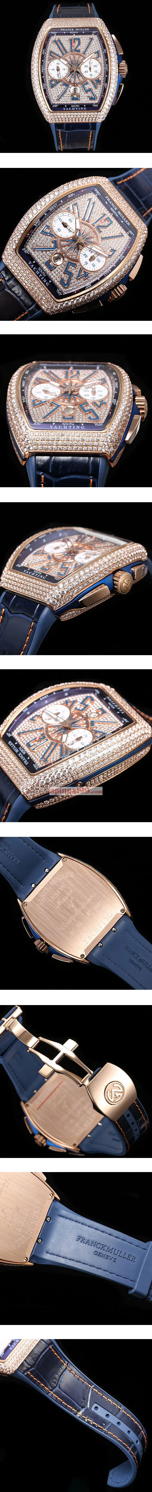 高級スーパーコピーフランクミュラー時計 ヴァンガード ヨッティング ブルー V45CC DT YACHT 26003723