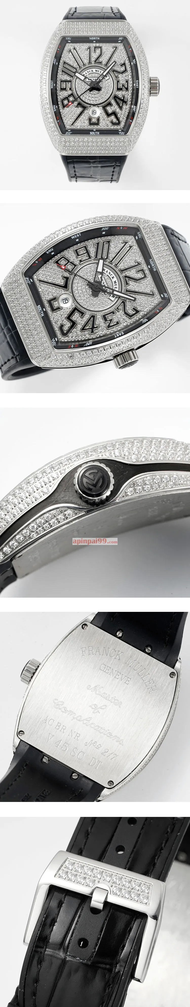2024高品質フランクミュラーコピー ヴァンガード ダイヤモンド ステンレススティール 5003711