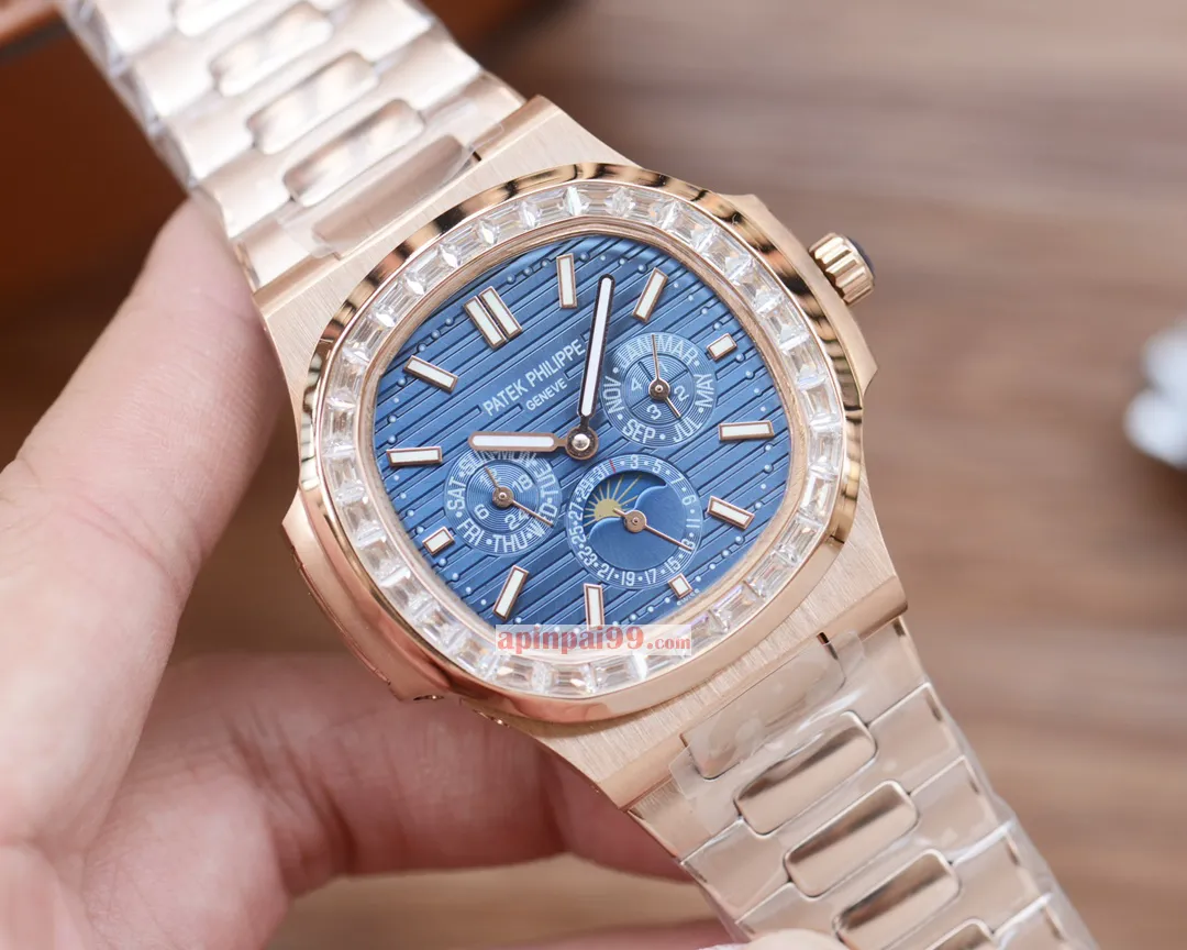 パテックフィリップ ノーチラス多機能メンズスーパーコピーn級腕時計 34513[2]