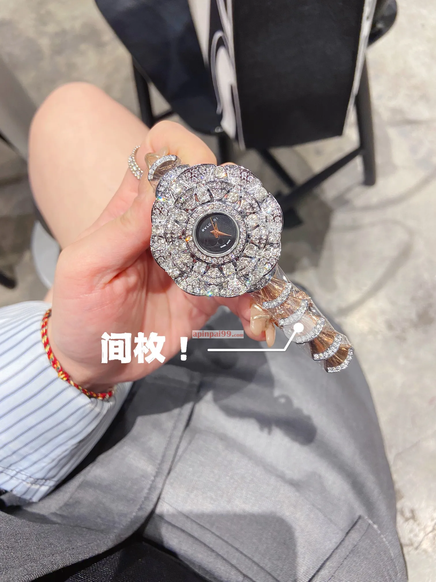 ブルガリ AIIegra ジェムストーンスーパーコピーの時計 10569[2]