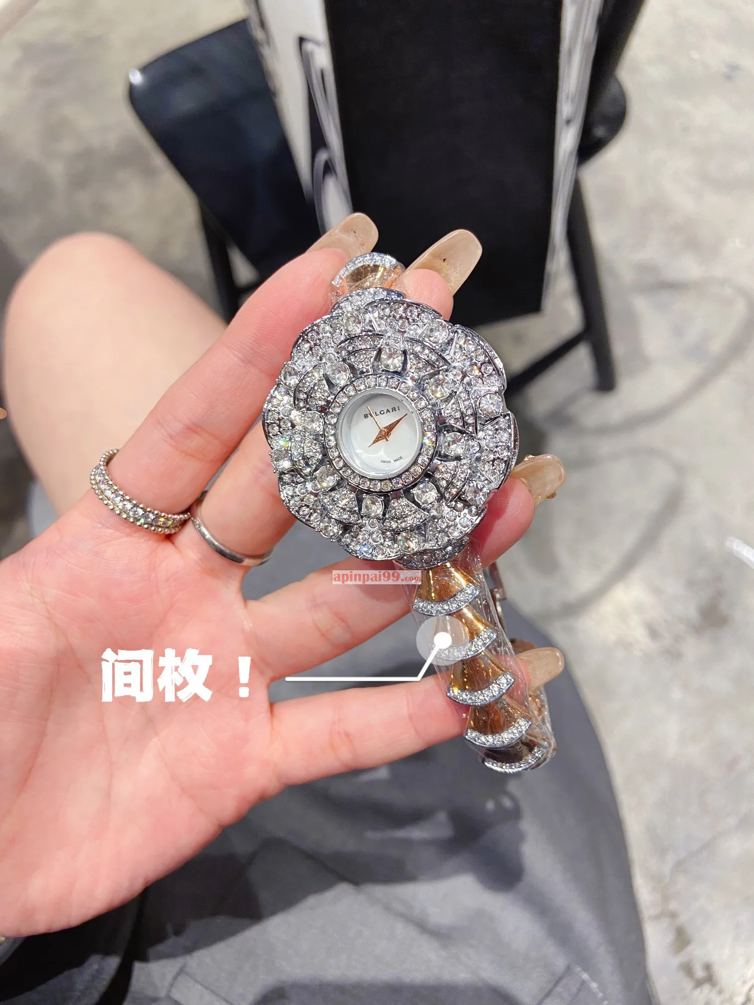 ブルガリ AIIegra ジェムストーンスーパーコピーの時計 10569[4]