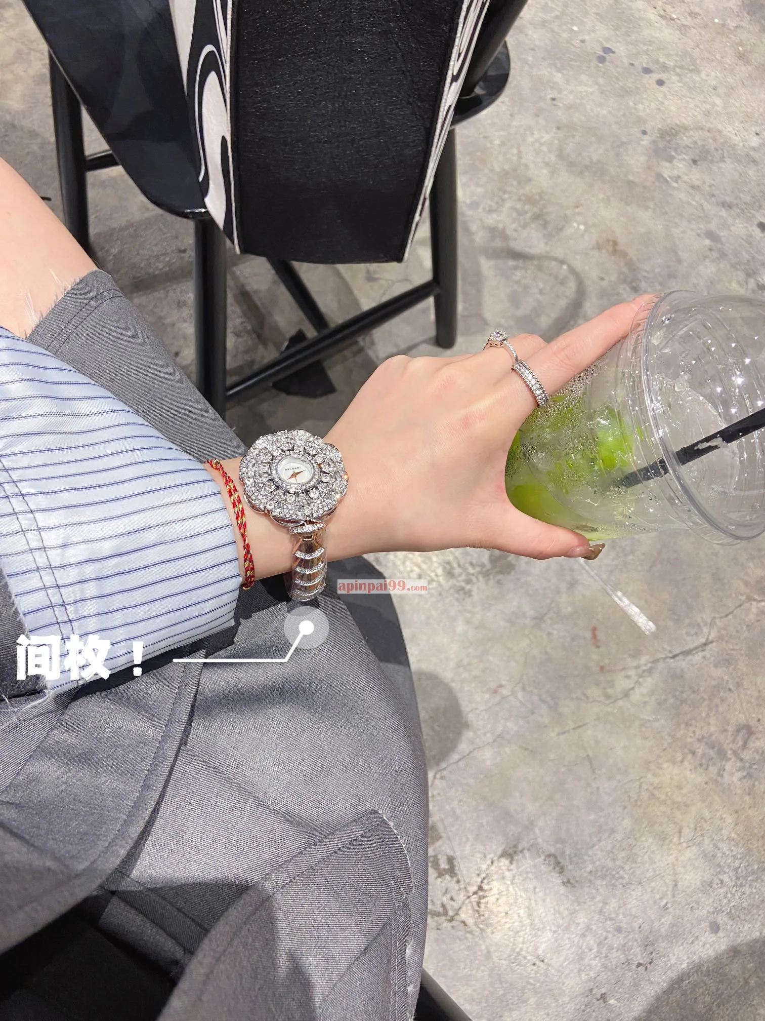 ブルガリ AIIegra ジェムストーンスーパーコピーの時計 10569[7]