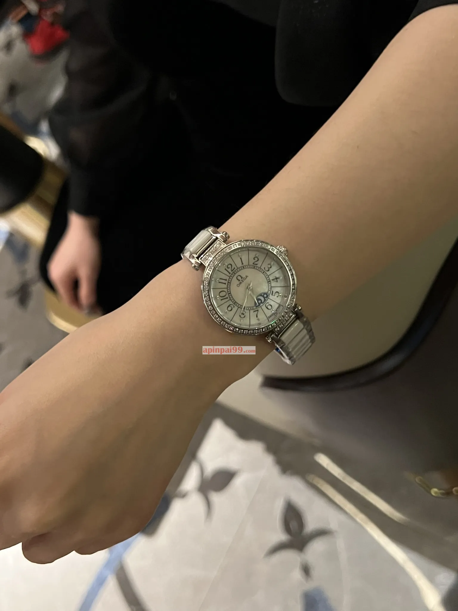 オメガ レディース クォーツ高級コピー時計 35-410-2o