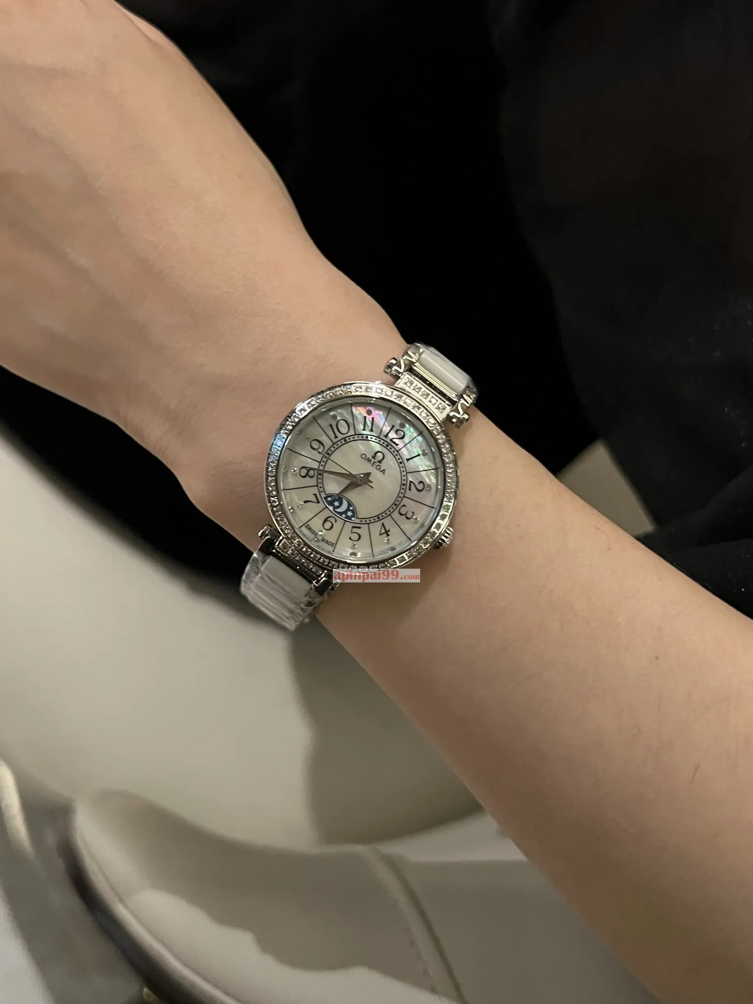 オメガ レディース クォーツ高級コピー時計 35-410-2o[2]