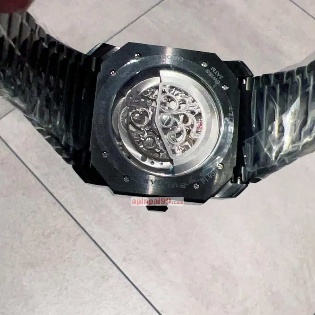 2024最新作ブルガリの新しいオクト フィニッシモ トスカーナ カッパー時計 BV85962[3]