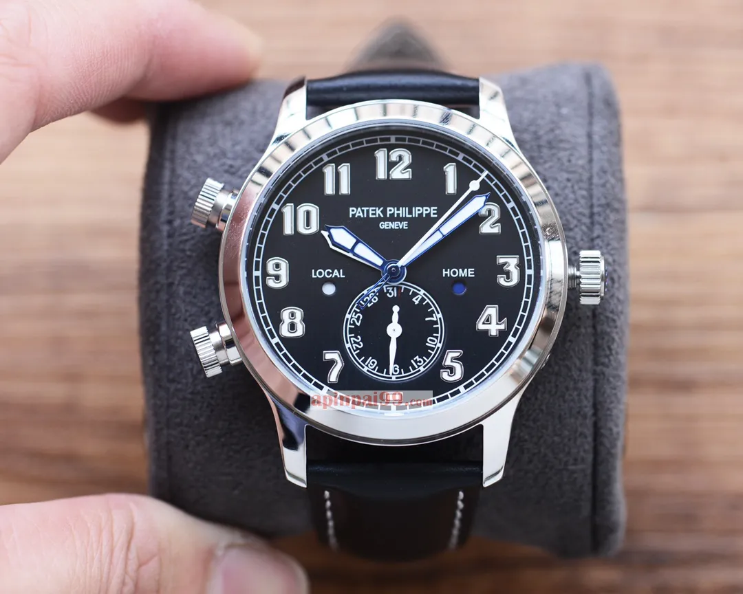 高貴のパテックフィリップ タイムピース シリーズ デュアル タイムゾーン機能 カレンダーメンズ腕時計 44530[5]