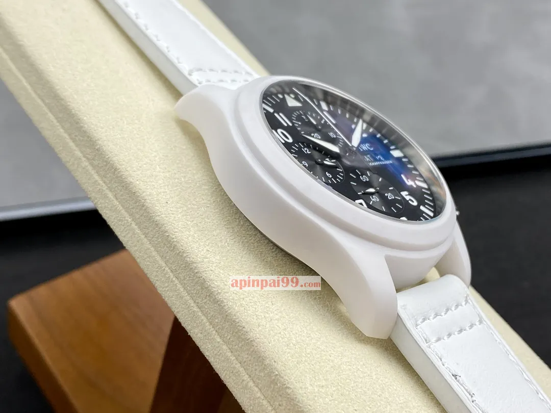高品質時計IWC パイロット セラミック ホワイト クロノグラフ スペシャル エディション 170482[4]