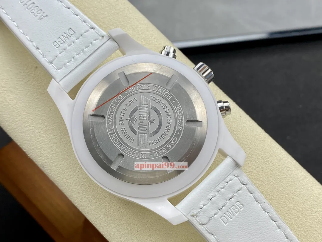 高品質時計IWC パイロット セラミック ホワイト クロノグラフ スペシャル エディション 170482[6]