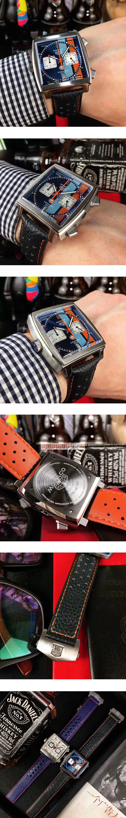 タグ・ホイヤースーパーコピー時計通販 モナコ キャリバー11 ガルフ スペシャルエディション CAW211R.FC6401