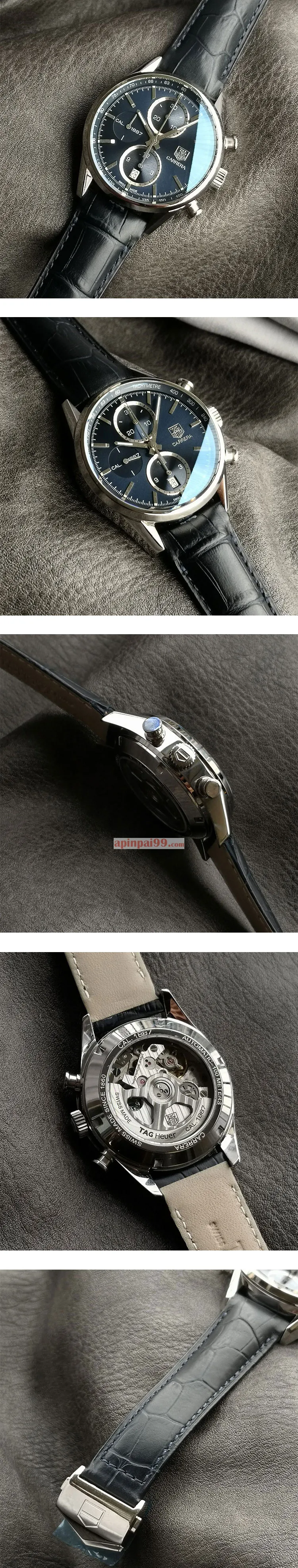 タグホイヤー TAG HEUER CAR2115 カレラ クロノグラフ 自動巻き メンズ 良品 _795997 新品)TAG HEUER タグ・ホイヤー カレラ 1887 クロノグラフ CAR2115