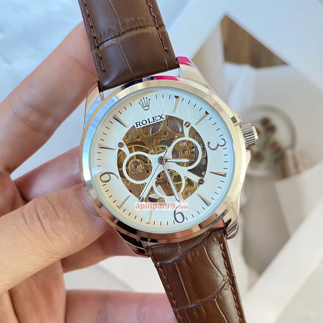 新品ロレックス スケルトン メンズ カジュアル機械式コピー時計 50049
