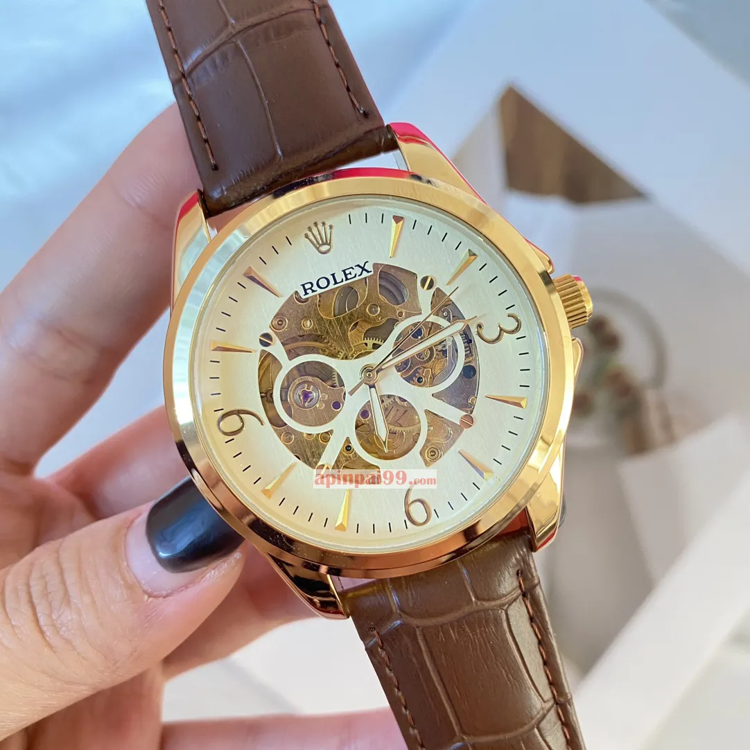 新品ロレックス スケルトン メンズ カジュアル機械式コピー時計 50049[3]