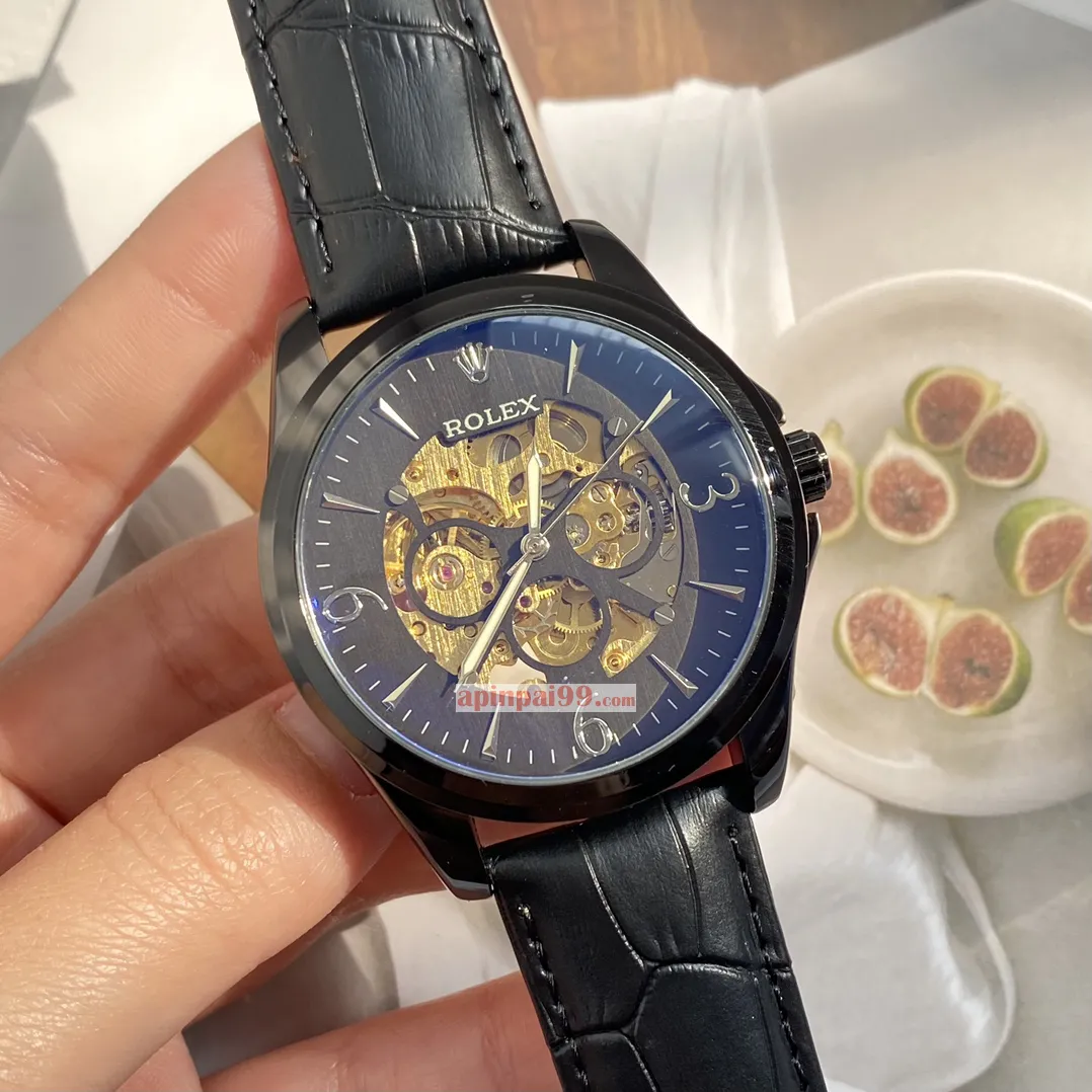 新品ロレックス スケルトン メンズ カジュアル機械式コピー時計 50049[5]