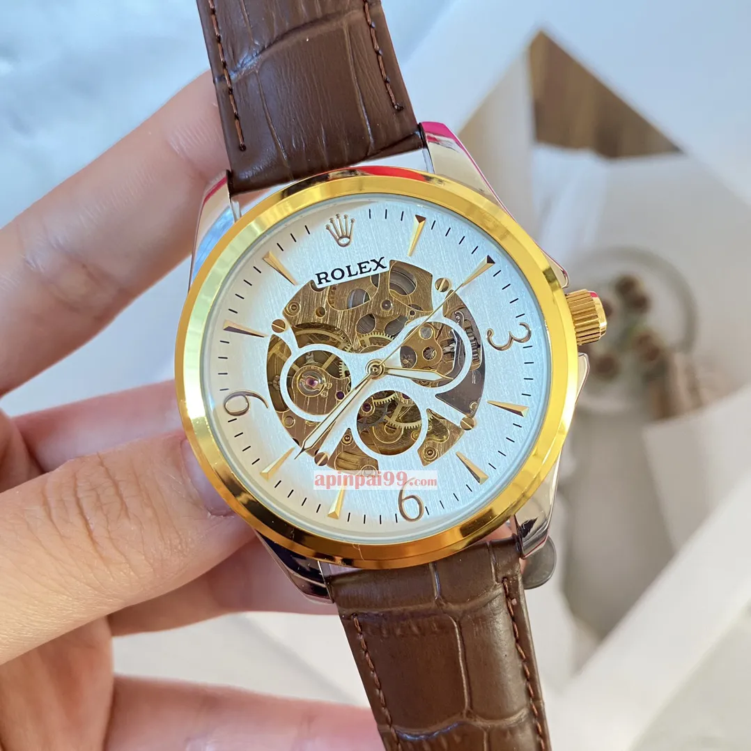 新品ロレックス スケルトン メンズ カジュアル機械式コピー時計 50049[7]