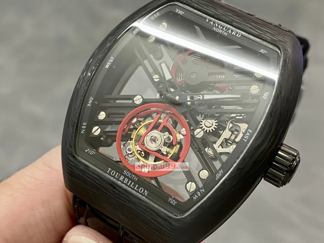 高級フランクミュラーコピー腕時計 パイオニア シリーズ インテグレーテッド トゥールビヨン 170452[2]