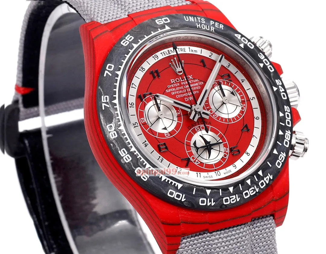 高級時計ロレックス ユニバース クロノグラフ デイトナ シリーズ カーボンファイバー ルミナス 369810[7]