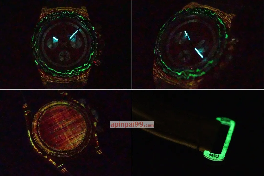 高級時計ロレックス ユニバース クロノグラフ デイトナ シリーズ カーボンファイバー ルミナス 369810[8]