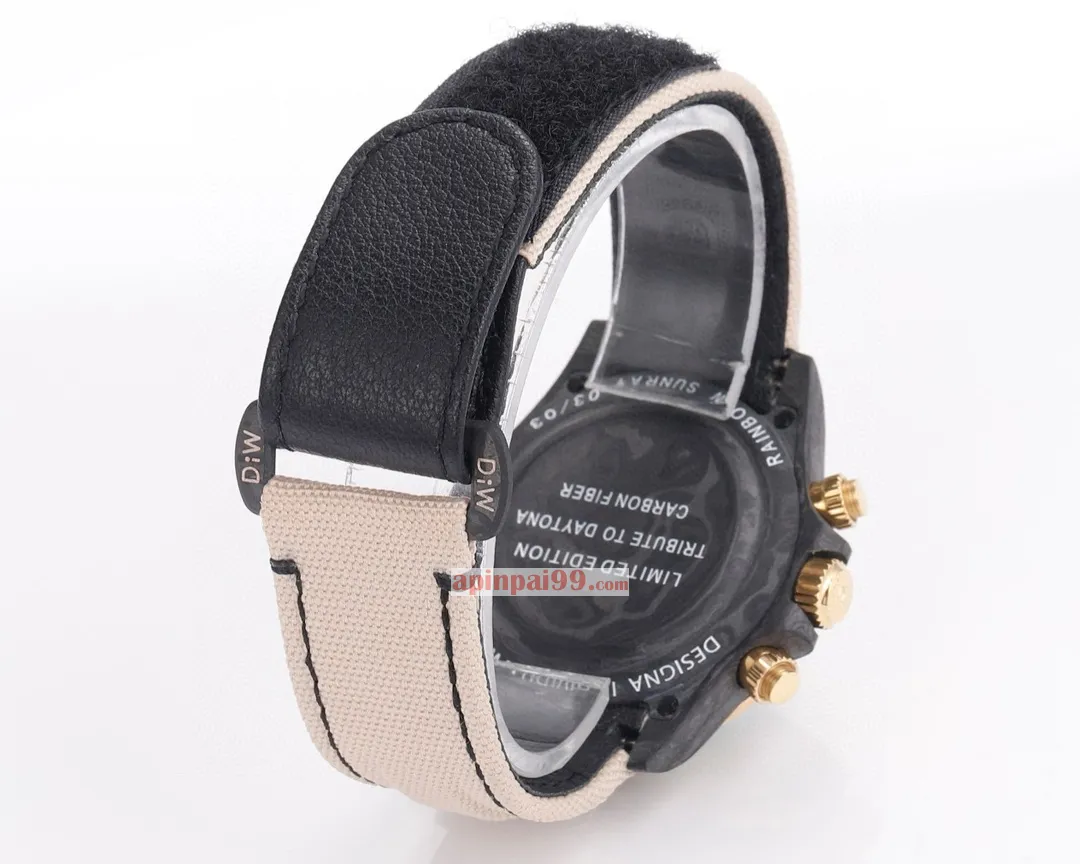 新品ロレックススーパーコピー時計 ユニバース クロノグラフ デイトナ シリーズ カーボンファイバー ルミナス 369811[6]