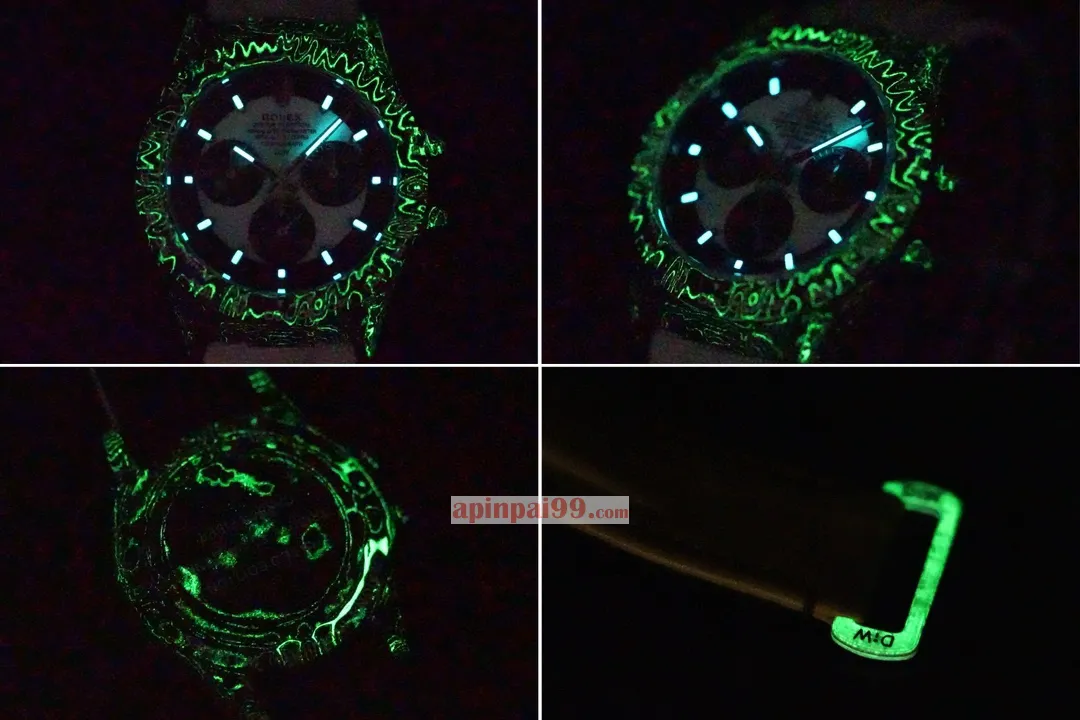 ロレックス ユニバース クロノグラフ デイトナコピー時計n級 シリーズ カーボンファイバー ルミナス 369812[8]