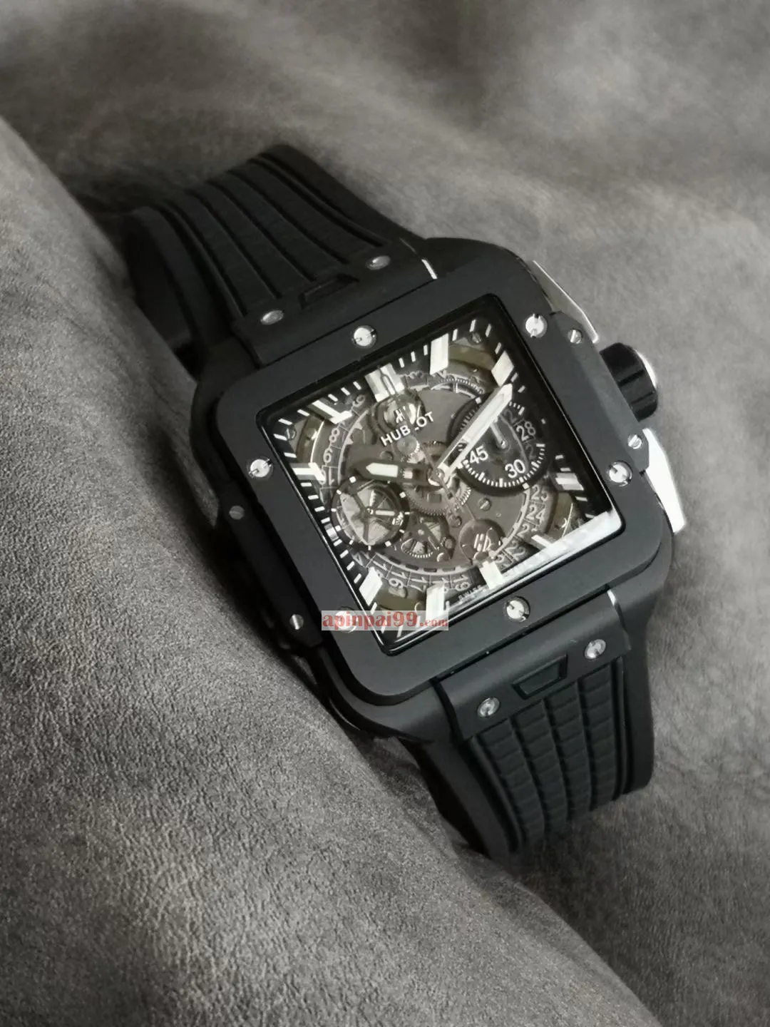 新款スクエア ウブロ ニュー スクエア バン ユニコ セラミックスーパーコピー時計 170991[3]