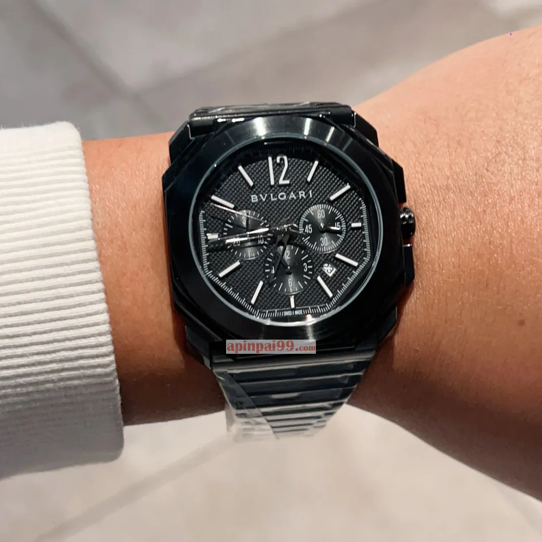 ブルガリコピー時計n級 オクト フィニッシモ GMT オートマチック クロノグラフ OS クロノグラフ BV32051