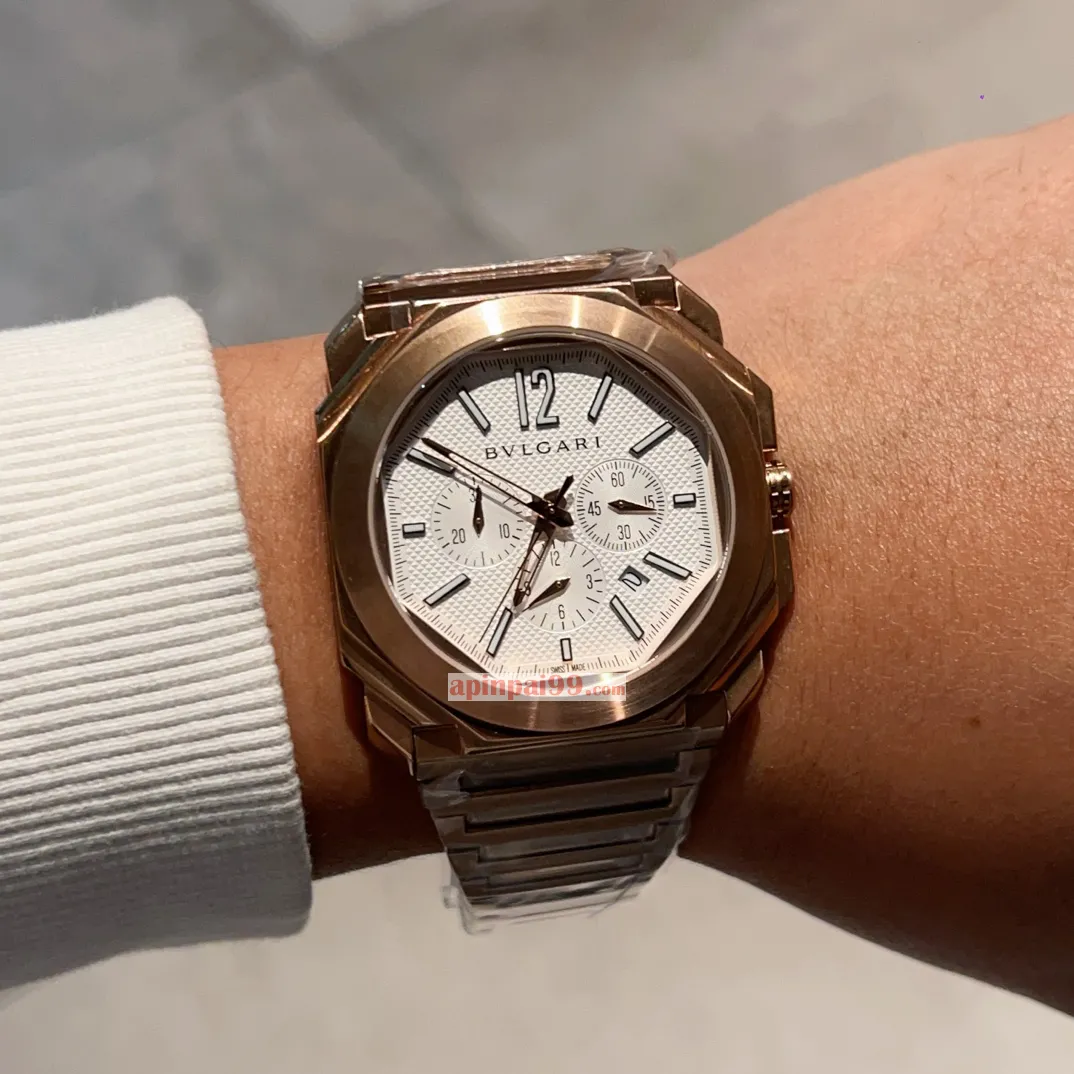 2024新作ブルガリ時計 オクト フィニッシモ GMT オートマチック クロノグラフ OS クロノグラフ BV32052