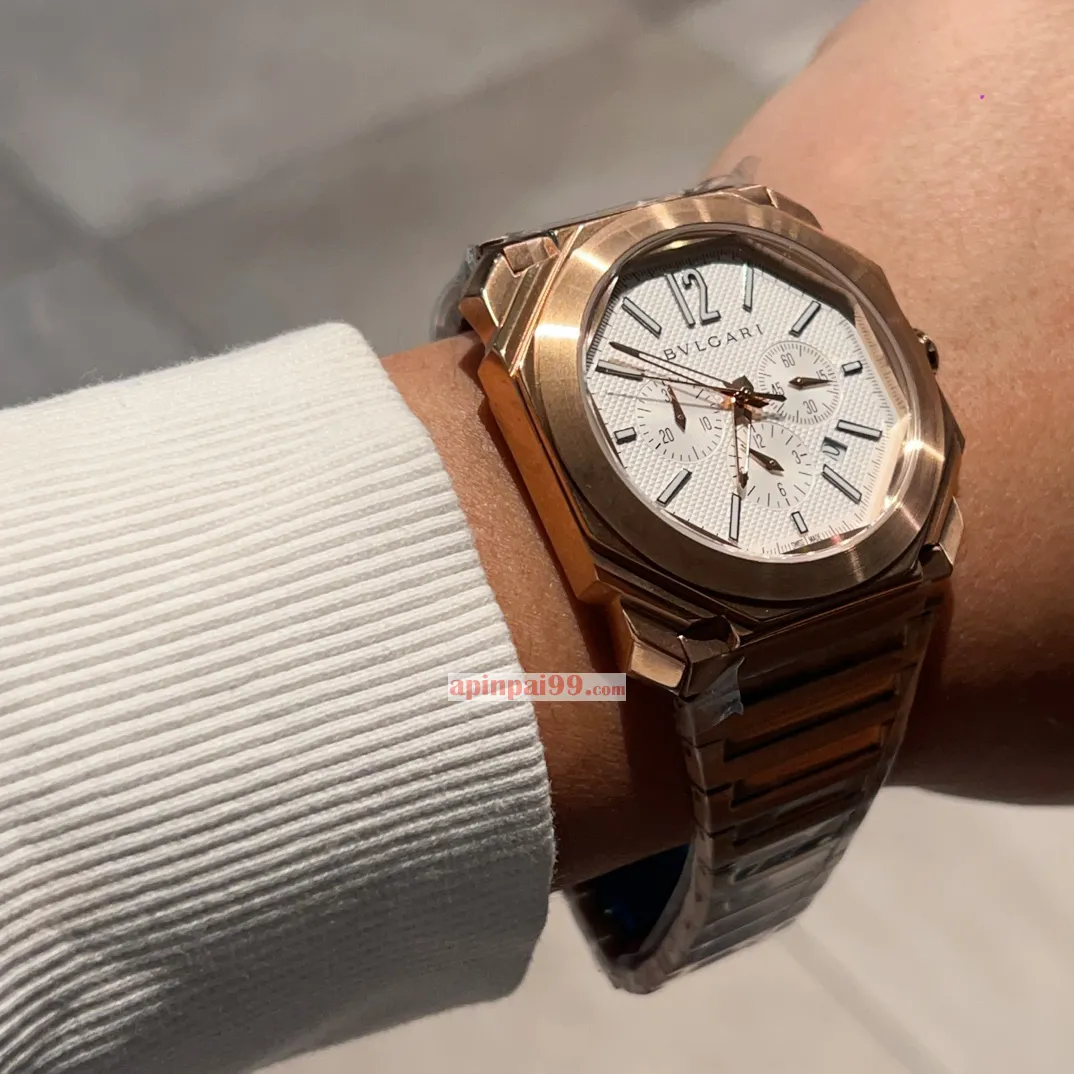 2024新作ブルガリ時計 オクト フィニッシモ GMT オートマチック クロノグラフ OS クロノグラフ BV32052[4]