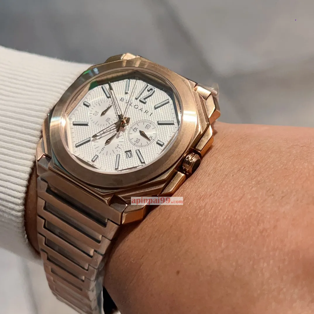 2024新作ブルガリ時計 オクト フィニッシモ GMT オートマチック クロノグラフ OS クロノグラフ BV32052[5]