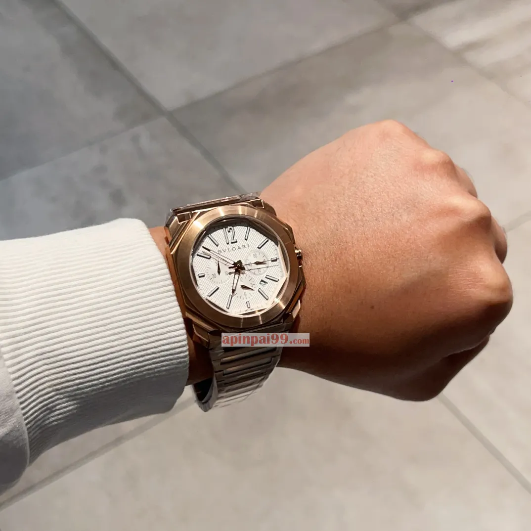 2024新作ブルガリ時計 オクト フィニッシモ GMT オートマチック クロノグラフ OS クロノグラフ BV32052[7]