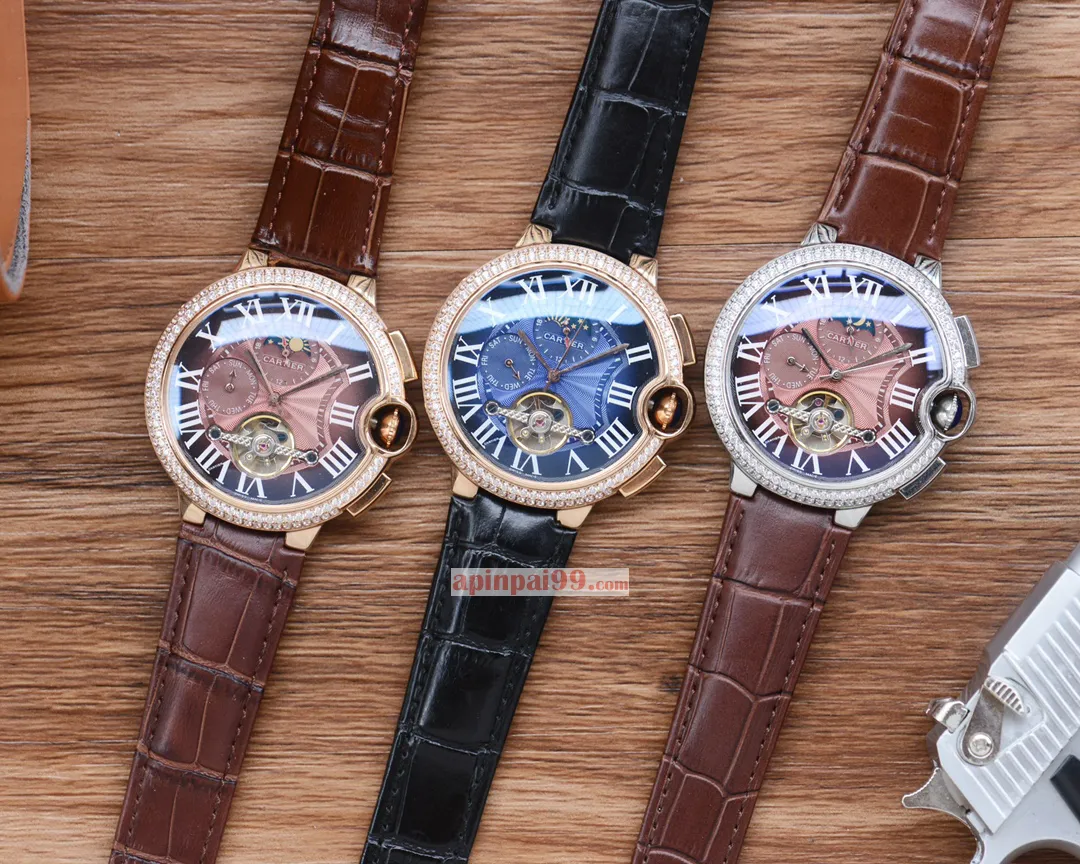 人気最新のカルティエ多機能メンズ時計 C56489