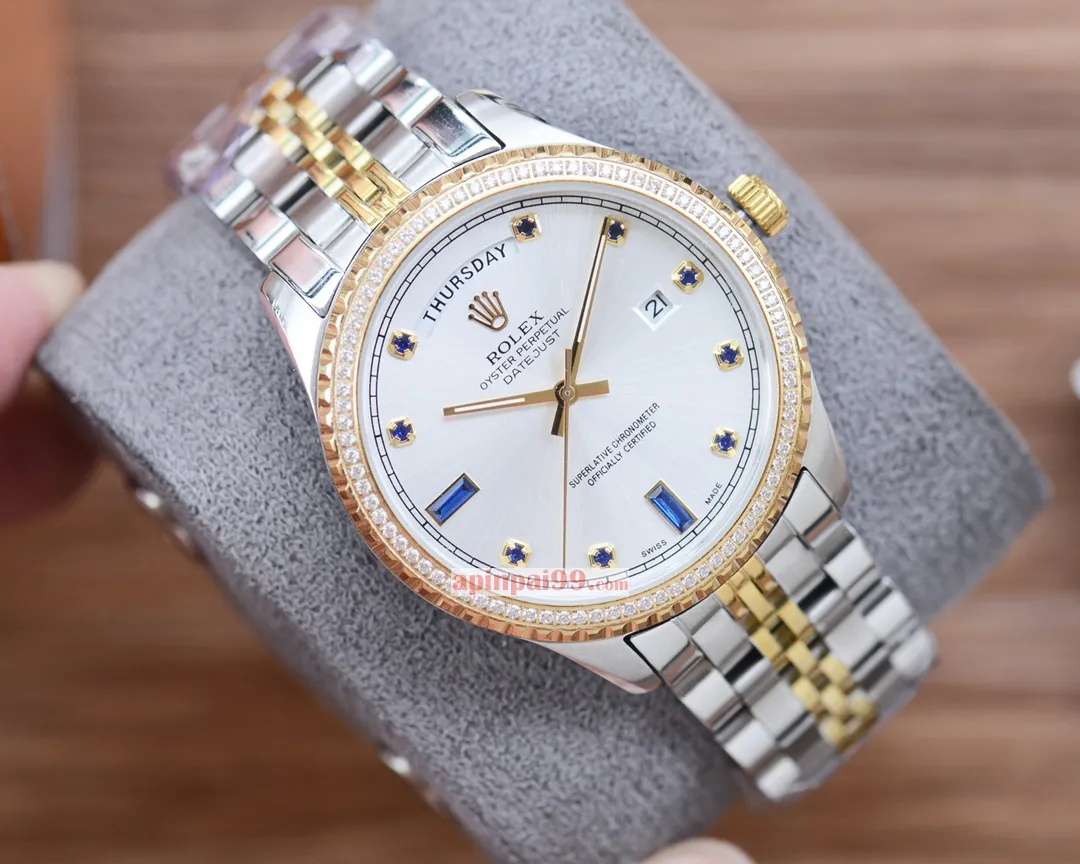 2024スーパーコピーロレックスの最新三針メンズ腕時計 62005[3]