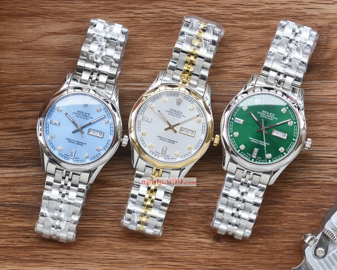 ロレックスの最新n級三針メンズ腕時計 62007