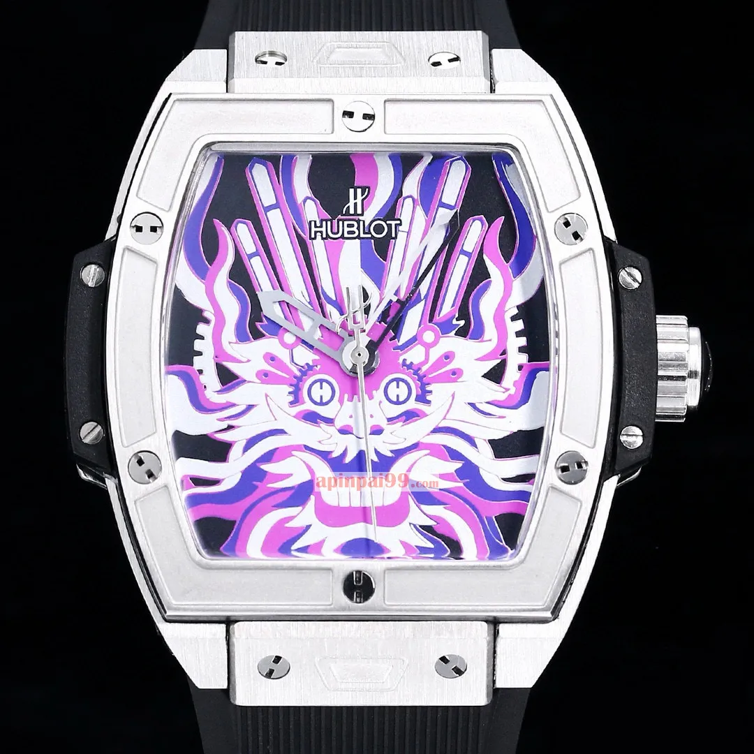 最新款ウブロ ソウル ジアチェン イヤー オブ ドラゴン チタニウム時計 HB26589[5]