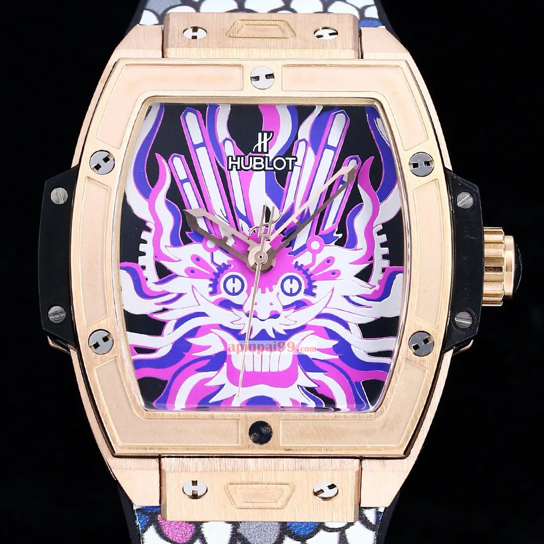 高品質のウブロコピー腕時計 ソウル ジアチェン イヤー オブ ドラゴン チタニウム HB26590[4]