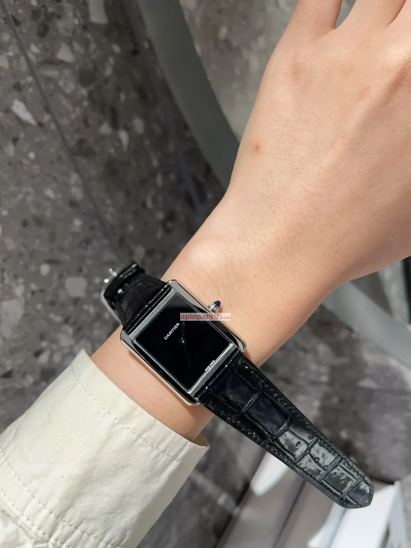 カルティエ通販 タンクマスト シリーズ タンクマスト クォーツムーブメント時計 CR2566[6]