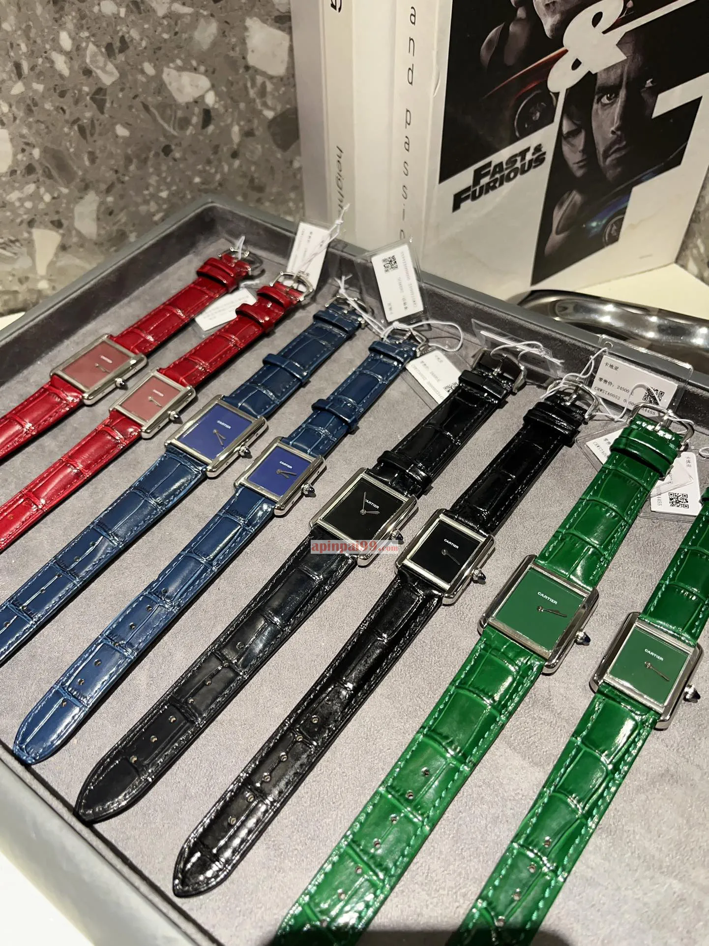 カルティエ通販 タンクマスト シリーズ タンクマスト クォーツムーブメント時計 CR2566[8]