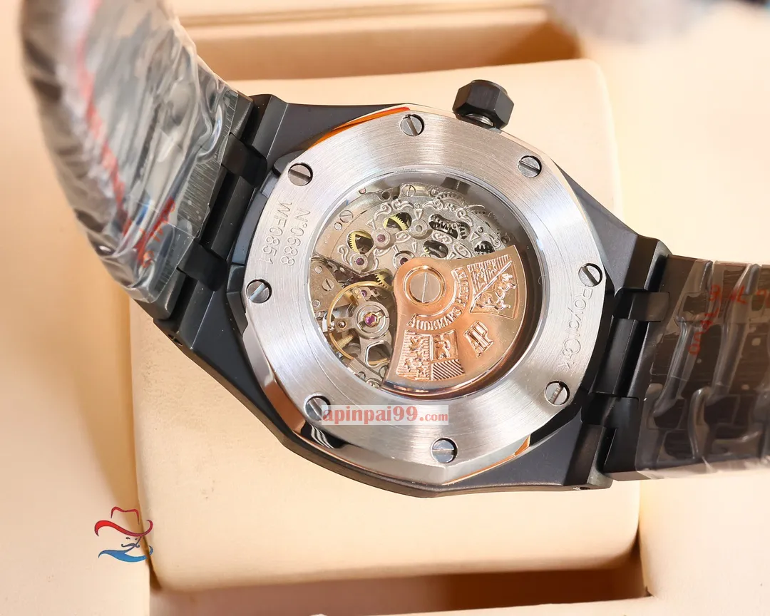 オーデマピゲの新作コピーロイヤル オーク シリーズ ダブル テンプ スケルトン時計 AP5520[8]