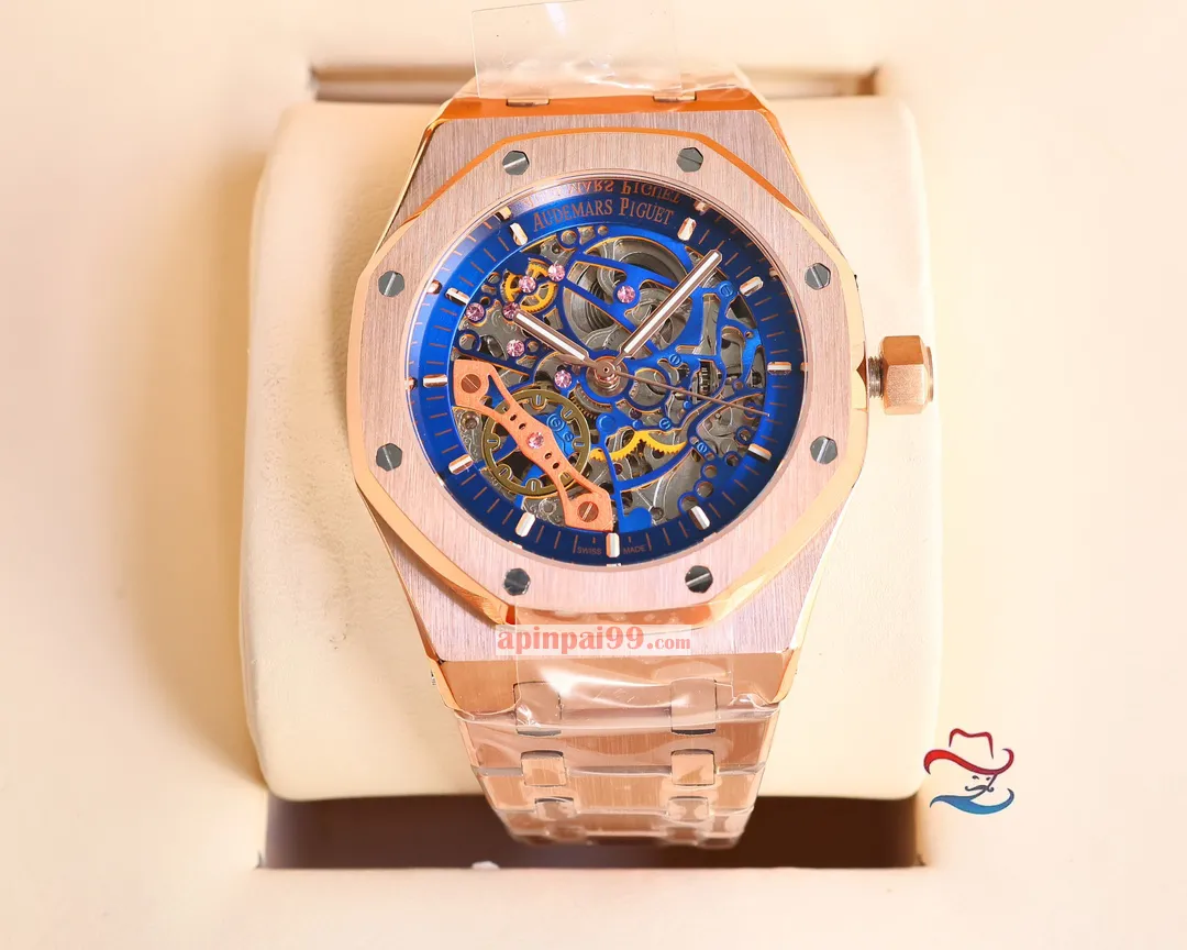 新品オーデマピゲのロイヤル オーク シリーズ ダブル テンプ スケルトンスーパーコピー時計 AP5521[2]