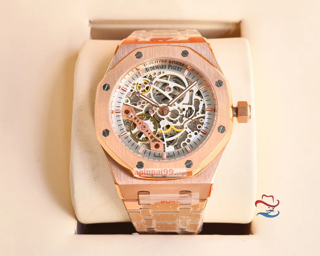 新品オーデマピゲのロイヤル オーク シリーズ ダブル テンプ スケルトンスーパーコピー時計 AP5521[3]
