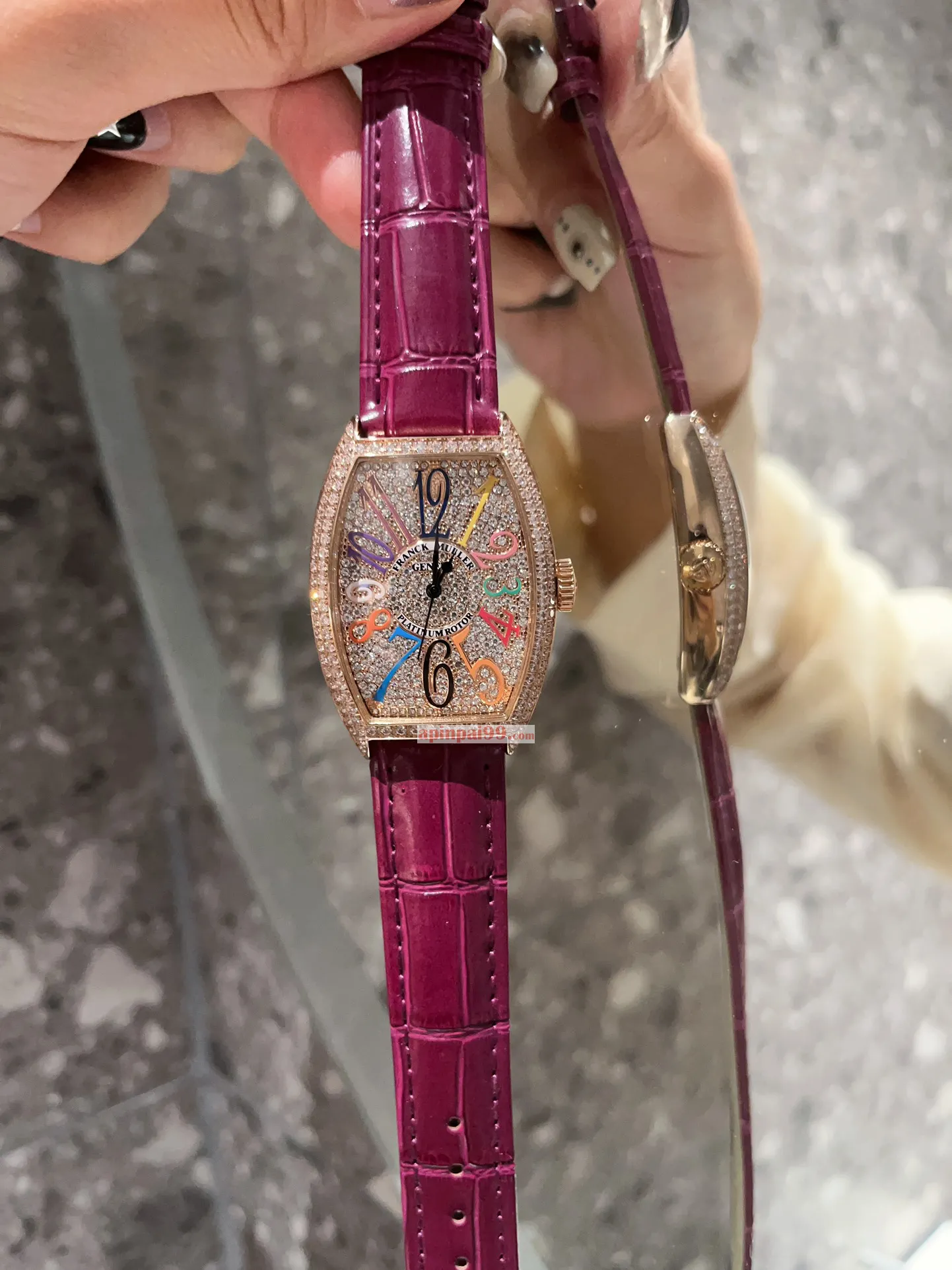 フランクミュラーバレル形状女性石英スーパーコピー通販時計 M68910[2]
