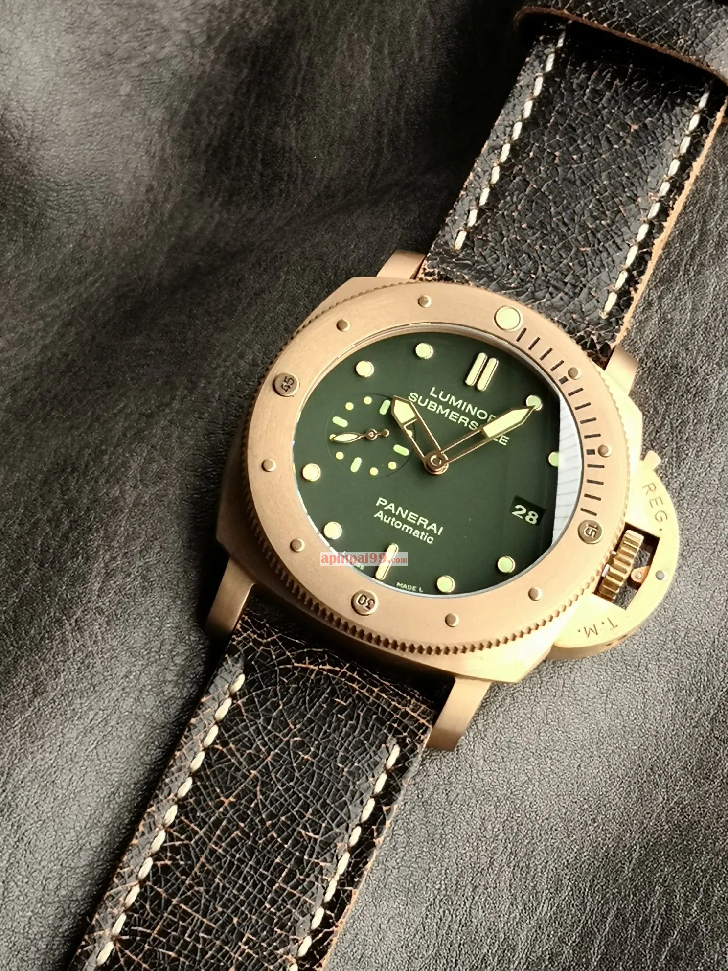 人気のパネライ スペシャル エディション フロスト ブロンズ時計コレクション PAM00382[1]