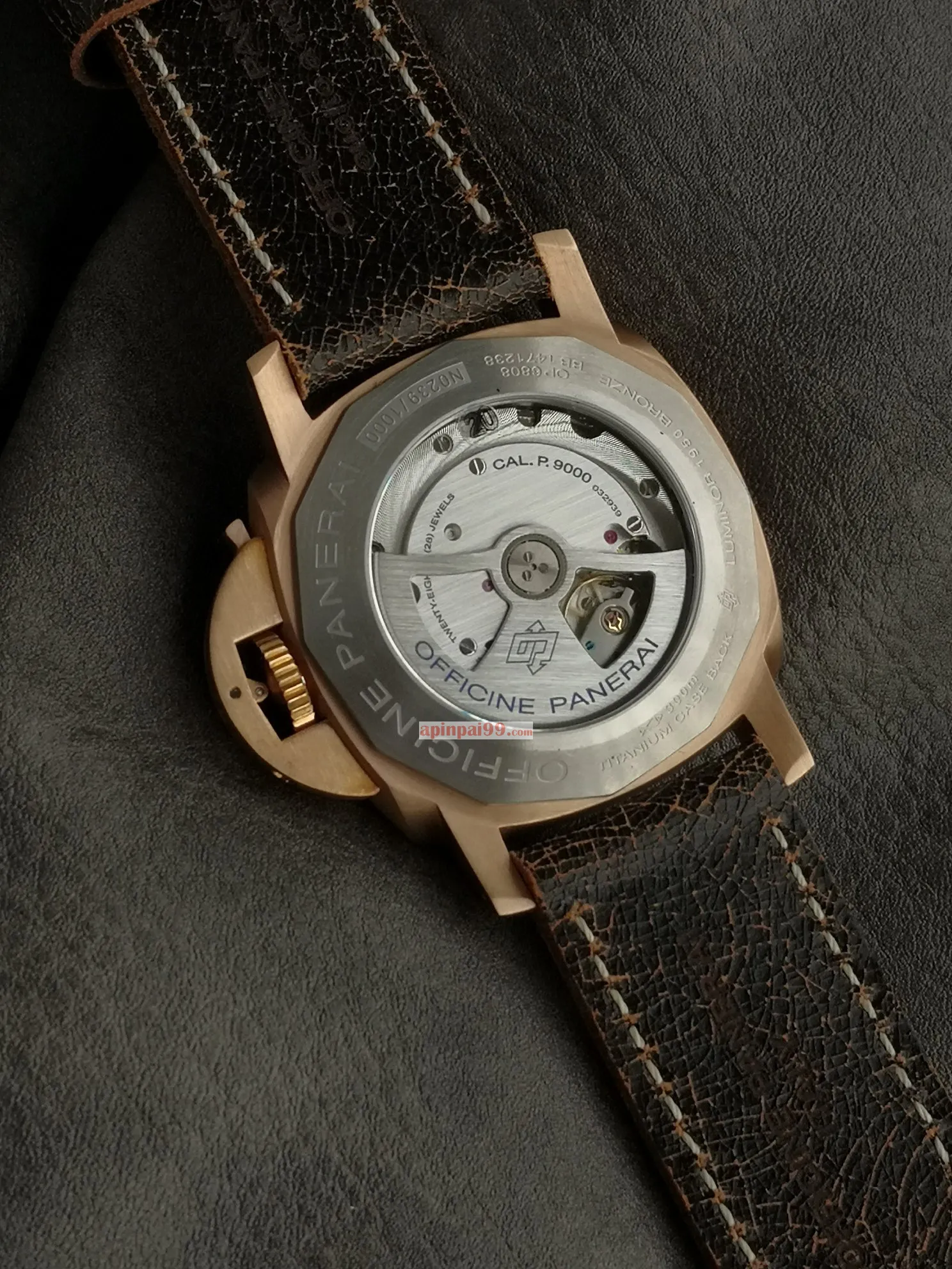 人気のパネライ スペシャル エディション フロスト ブロンズ時計コレクション PAM00382[7]