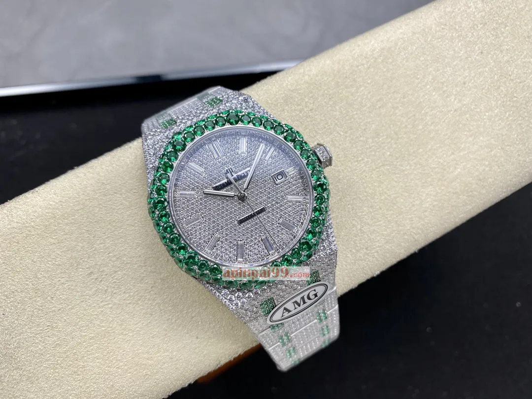 2024年新作 オーデマピゲ ロイヤル オーク ダイヤモンドいっぱい 15400スター AP52000