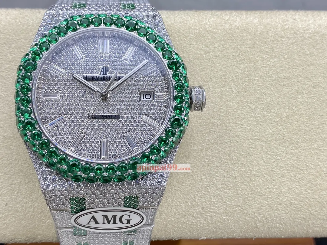 2024年新作 オーデマピゲ ロイヤル オーク ダイヤモンドいっぱい 15400スター AP52000[1]