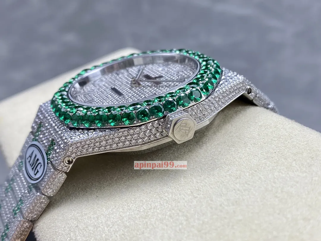 2024年新作 オーデマピゲ ロイヤル オーク ダイヤモンドいっぱい 15400スター AP52000[6]